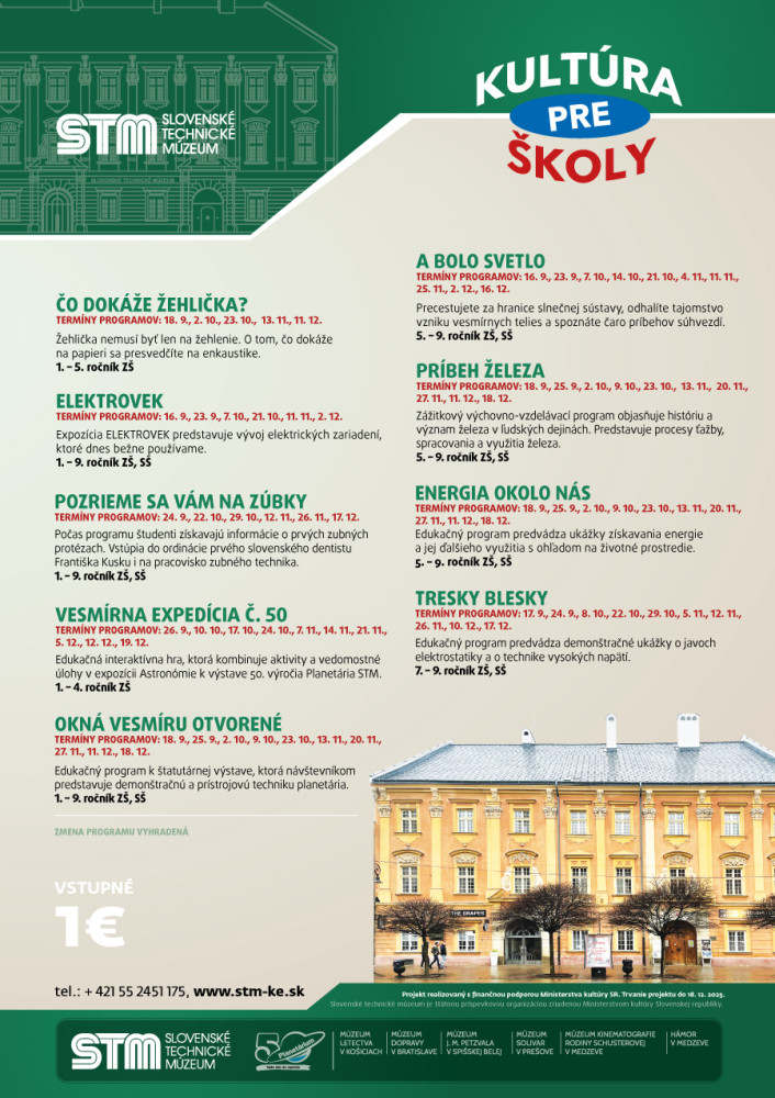 programy_kultura pre skoly_sidelna budova v kosiciach